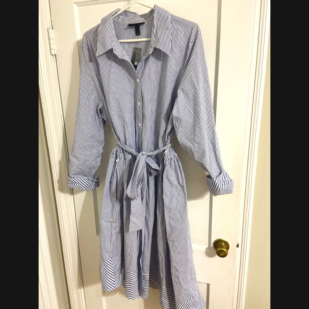 Never worn Lane Bryant belted dress